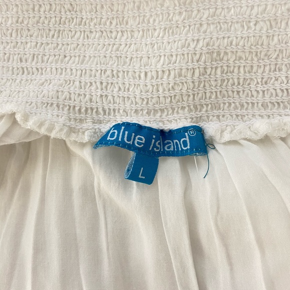 Blue Island embroidered boho blouse - Picture 4 of 4